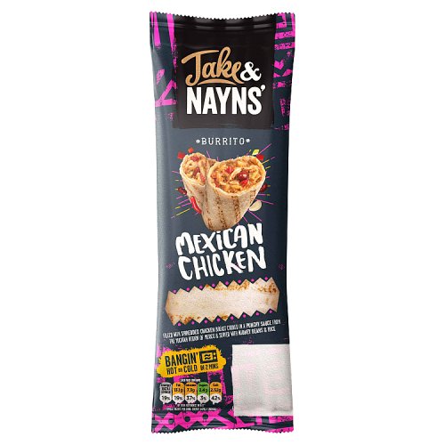 JAKE & NAYNS MEXICAN CHICKEN BURRITO pack shot