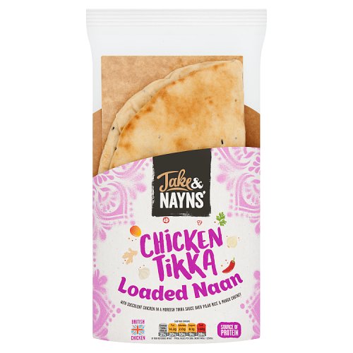 JAKE & NAYNS CHICKEN TIKKA LOADED NAAN pack shot