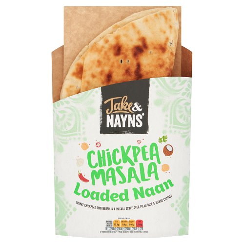JAKE & NAYNS CHICKPEA MASALA LOADED NAAN pack shot