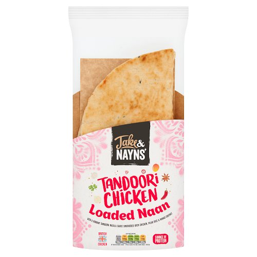 JAKE & NAYNS TANDOORI CHICKEN LOADED NAAN pack shot