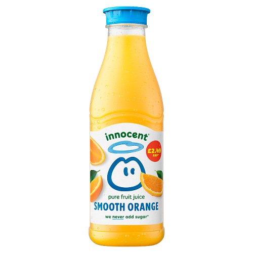 INNOCENT SMOOTH ORANGE JUICE 750ML PMP pack shot