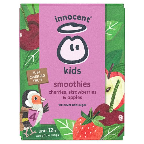 INNOCENT KIDS CHERRY & STRAWBERRY 4PK pack shot