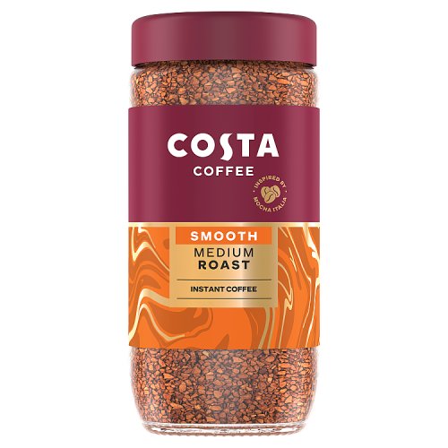 Costa Coffee Instant Smooth Medium Roast 190g pack shot
