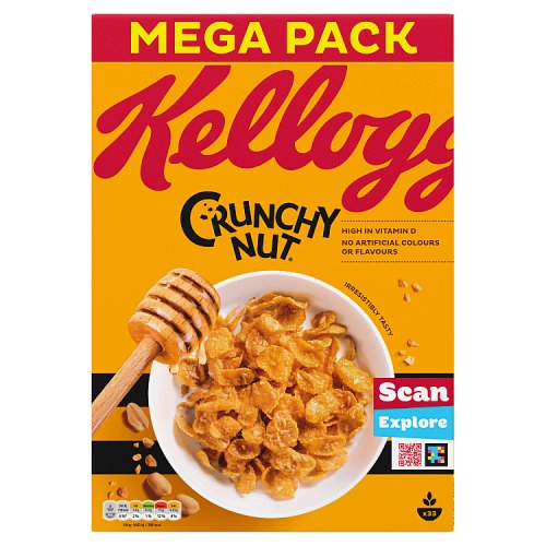 Kelloggs Crunchy Nut Corn Flakes 1kg pack shot
