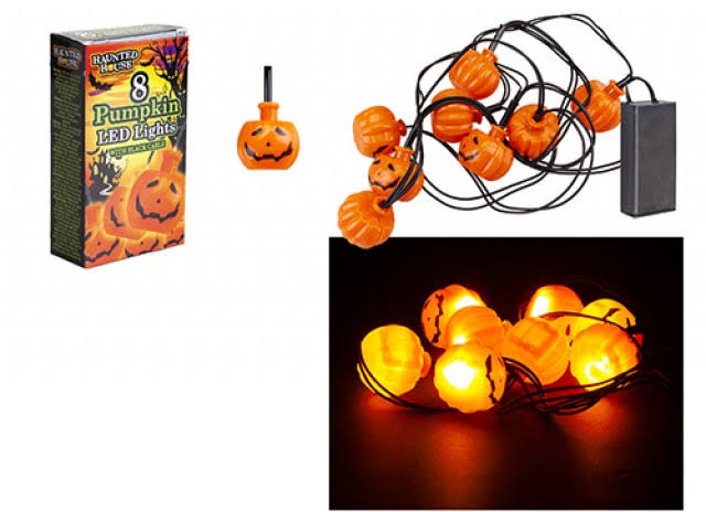Haunted House String Light Pumpkins 1s pack shot