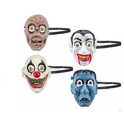 Haunted House Pop Out Eyes Horror Masks 4 Assorted 1s pack shot