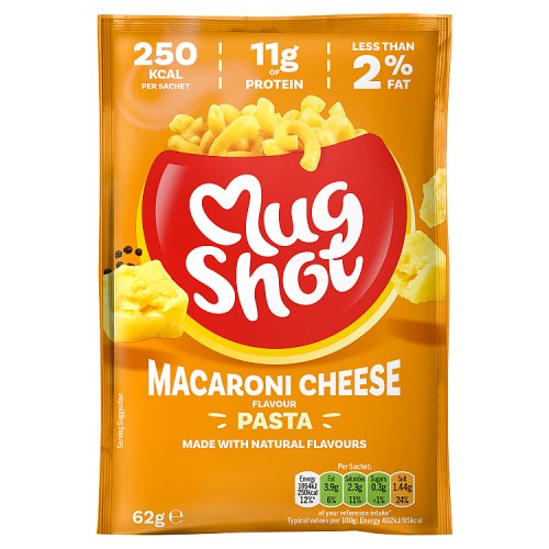 Mugshot Pasta Macaroni Cheese 62g pack shot