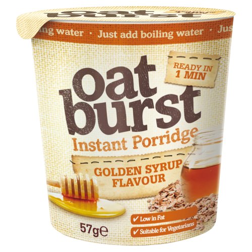 Oatburst Porridge Pot Golden Syrup 57g pack shot