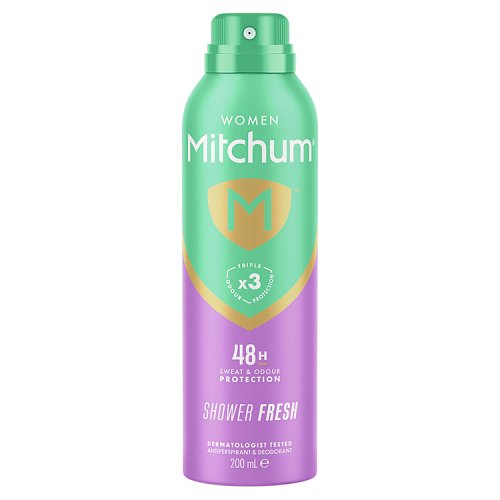 Mitchum Women Anti Perspirant Spray Shower Fresh 200ml pack shot