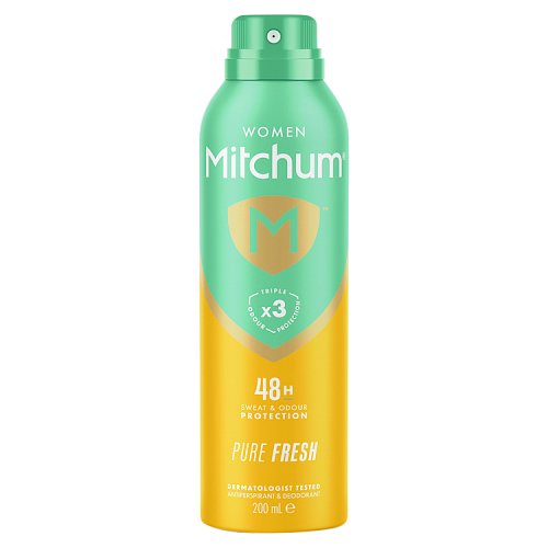 Mitchum Women Anti Perspirant Spray Pure Fresh 200ml pack shot