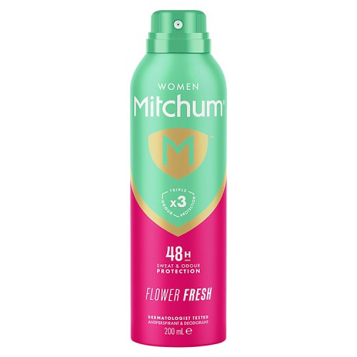 Mitchum Women Anti Perspirant Spray Flower Fresh 200ml pack shot