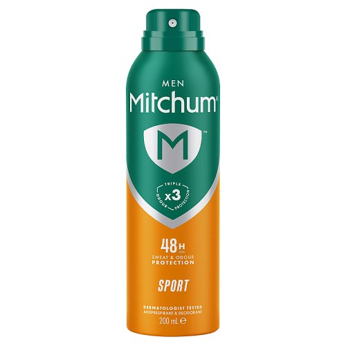 Mitchum Men Anti Perspirant Spray Sport 200ml pack shot