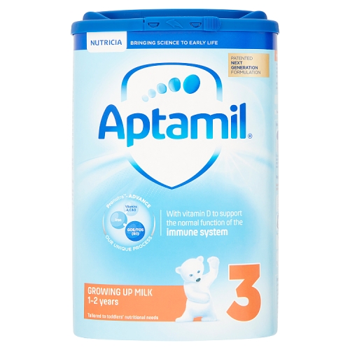 Aptamil Growing Up Milk Powder STAGE 3 (1-2yrs) pack shot