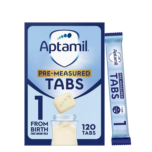 Aptamil Tabs infant formula 4 x (120x4.6g) pack shot