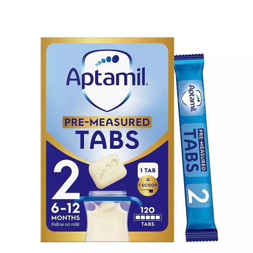 Aptamil Tabs Follow on Milk 4x(120x4.8g) pack shot