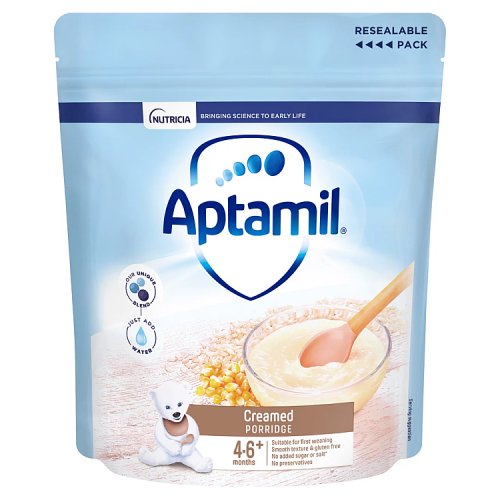 Aptamil Cereal Creamy Porridge 5x125g pack shot