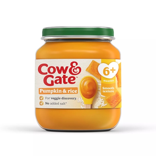 Cow & Gate Jar 6x125g Green Pea pack shot