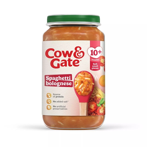 Cow & Gate Jar 6x200g Spaghetti Bolognese pack shot