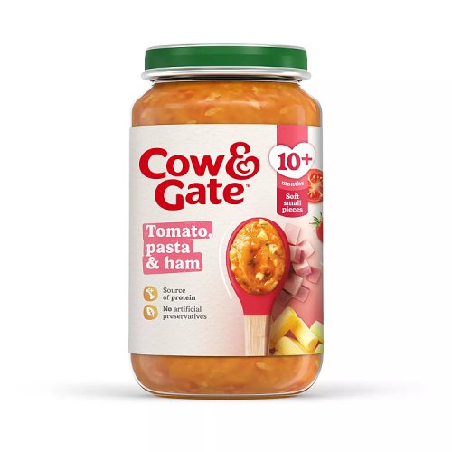 Cow & Gate Jar 6x200g Tomato, Ham Pasta pack shot