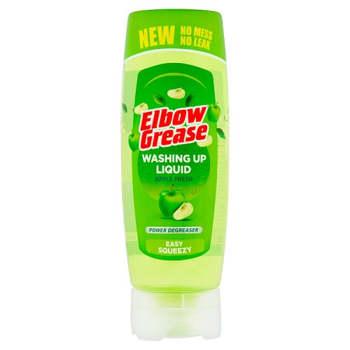 Elbow Grease Washing Up Liquid Stand Up Apple 450ml pack shot