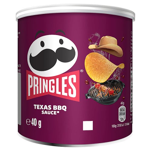 Pringles - BBQ 40g pack shot