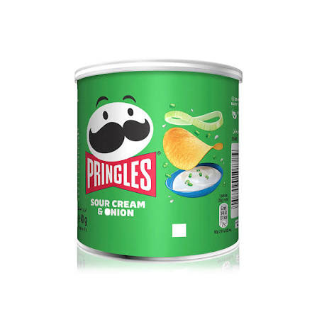 Pringles Sour Cream & Onion 40g pack shot