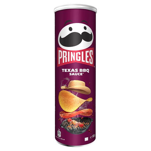 Pringles Texas Bbq Sauce 185g pack shot