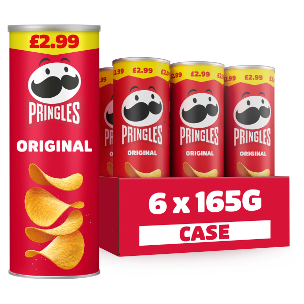 Pringles Original 165g PMP pack shot