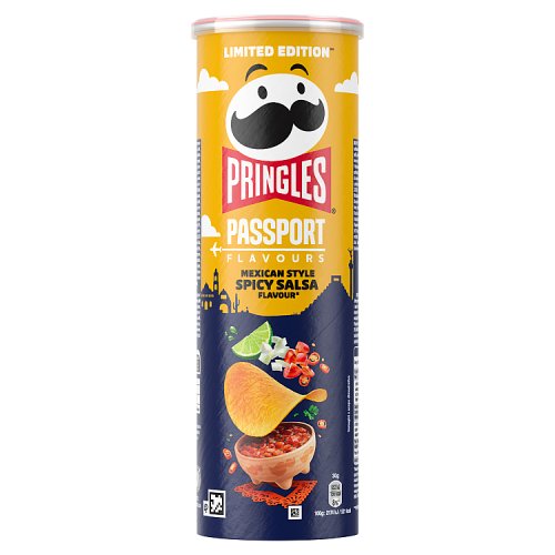 Pringles Mexican Spice Ltd. 165g pack shot