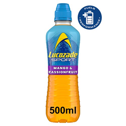 Lucozade Sport Mango & Passion Fruit 500ml pack shot