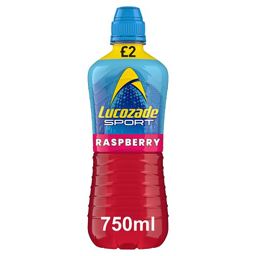 Lucozade Sport Raspberry 750ml PMP pack shot
