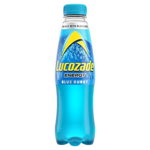Lucozade Energy Blue Burst 500ml pack shot