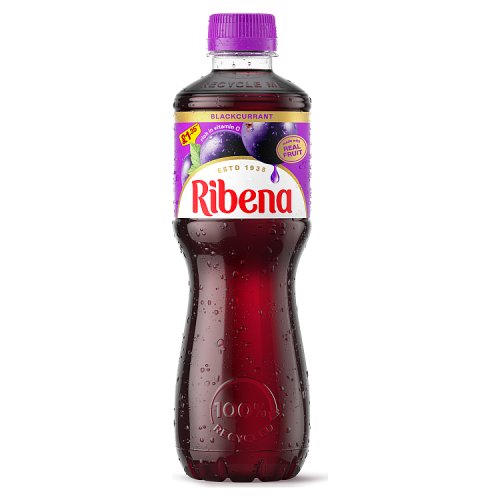 Ribena Blackcurrant 1.35 500Ml pack shot