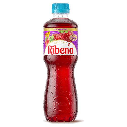 Ribena Strawberry Pmp 1.35 500Ml pack shot