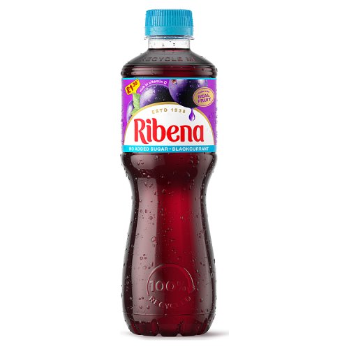 Ribena Blackcurrant Light 1.35 500Ml pack shot