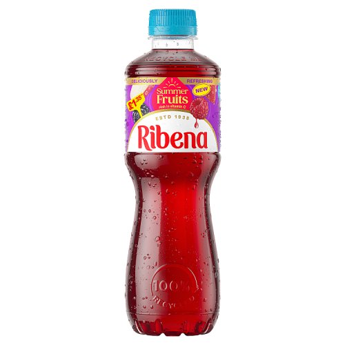RIBENA SUMMER FRUITS 500ML PMP pack shot