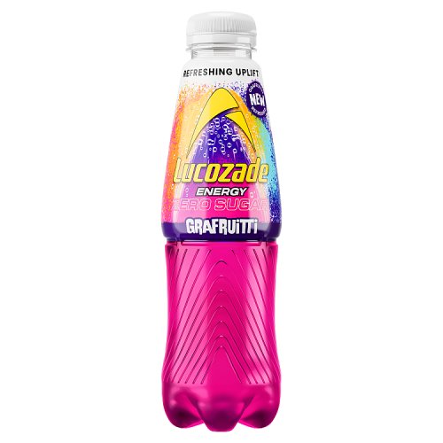 Lucozade Energy Grafruitti 500ml pack shot
