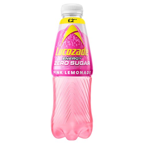 LUCOZADE ENERGY PINK LEMONADE 900ML PMP pack shot
