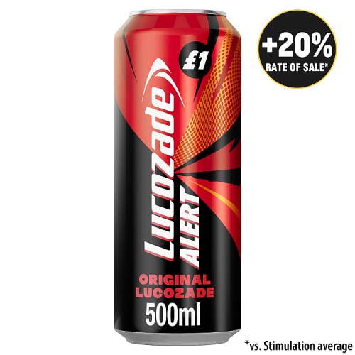 Lucozade Alert Original 500ml PMP pack shot