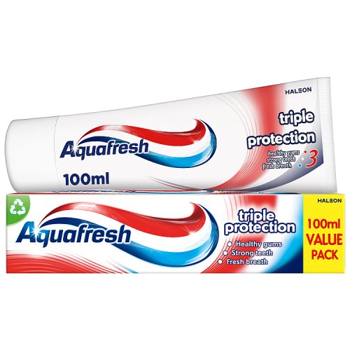 Aquafresh Triple Protection 100ml pack shot