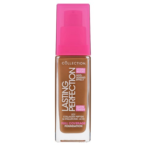 Collection Lasting Perfection Satin Foundation Cocoa Warm 16W 27ml pack shot