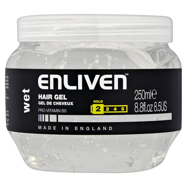 Enliven Hair Gel Wet Look 250ml pack shot