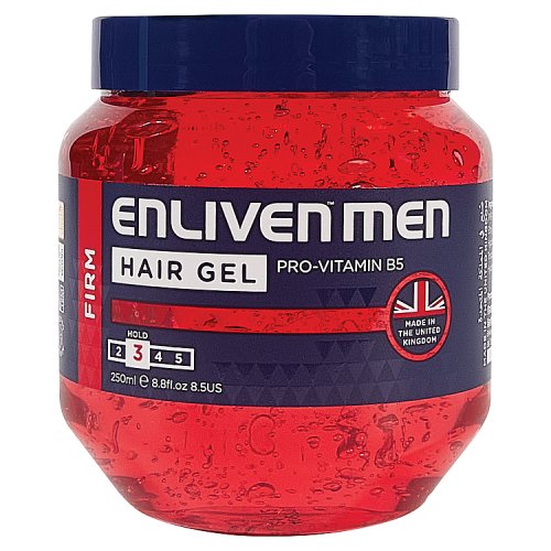 Enliven Hair Gel 250ml Firm (Red) pack shot