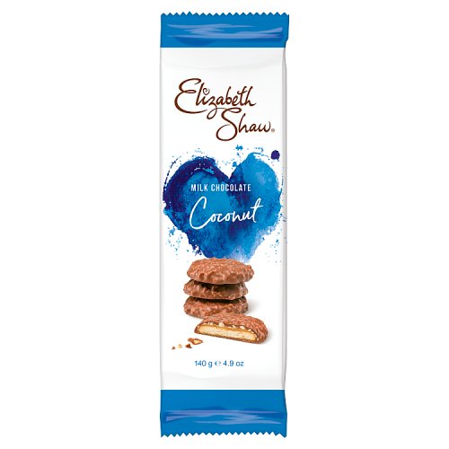 Elizabeth Shaw Milk Chocolate Coconut Biscuits 140g pack shot