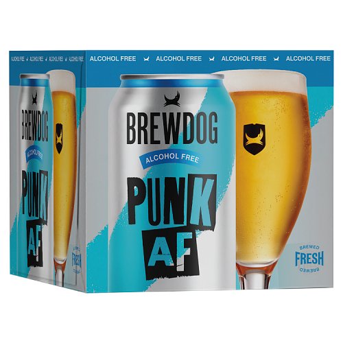 Brewdog Punk 0% Alcohol 4pk (4 x 330ml) pack shot