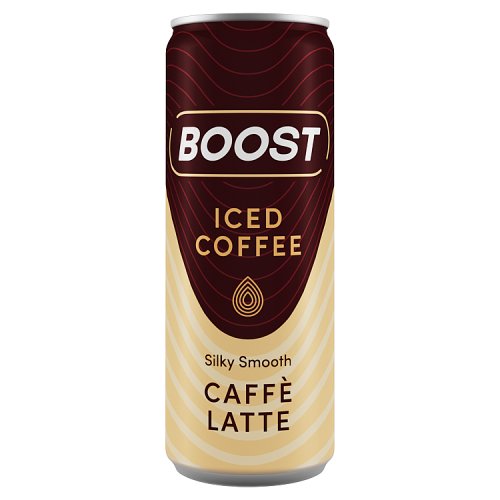 Boost Iced Coffee Latte 250Ml pack shot