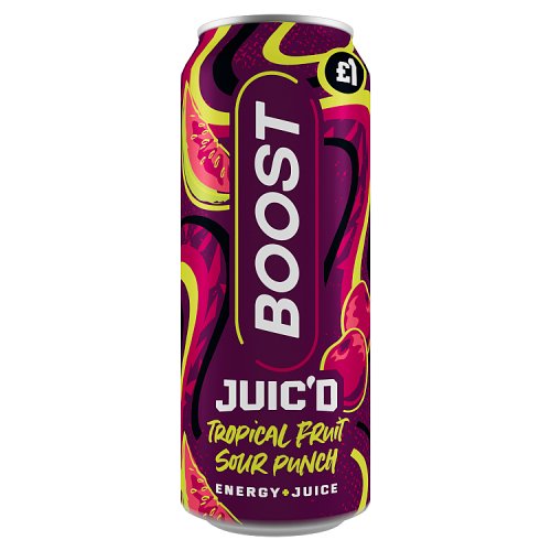 Boost Energy Juicd Tropical Cherry 500ml PMP pack shot
