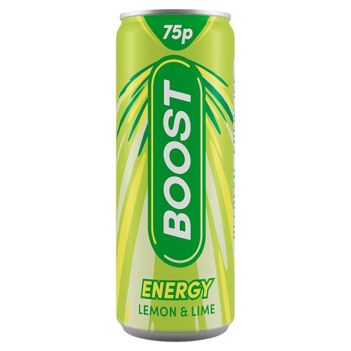 Boost Energy Lemon & Lime 250ml PMP pack shot