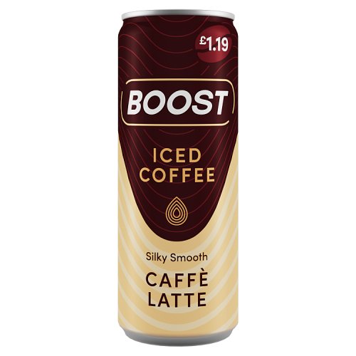 Boost Coffee Latte PM 1.19 250Ml pack shot