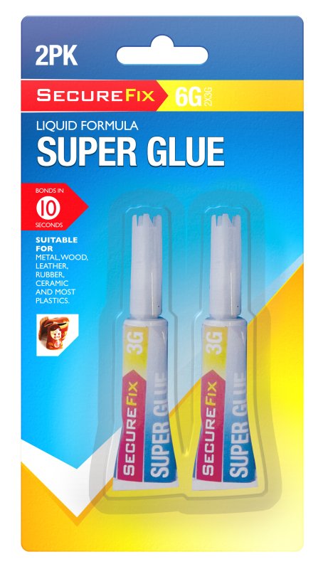 Securfix Super Glue Clipstrip 2s pack shot